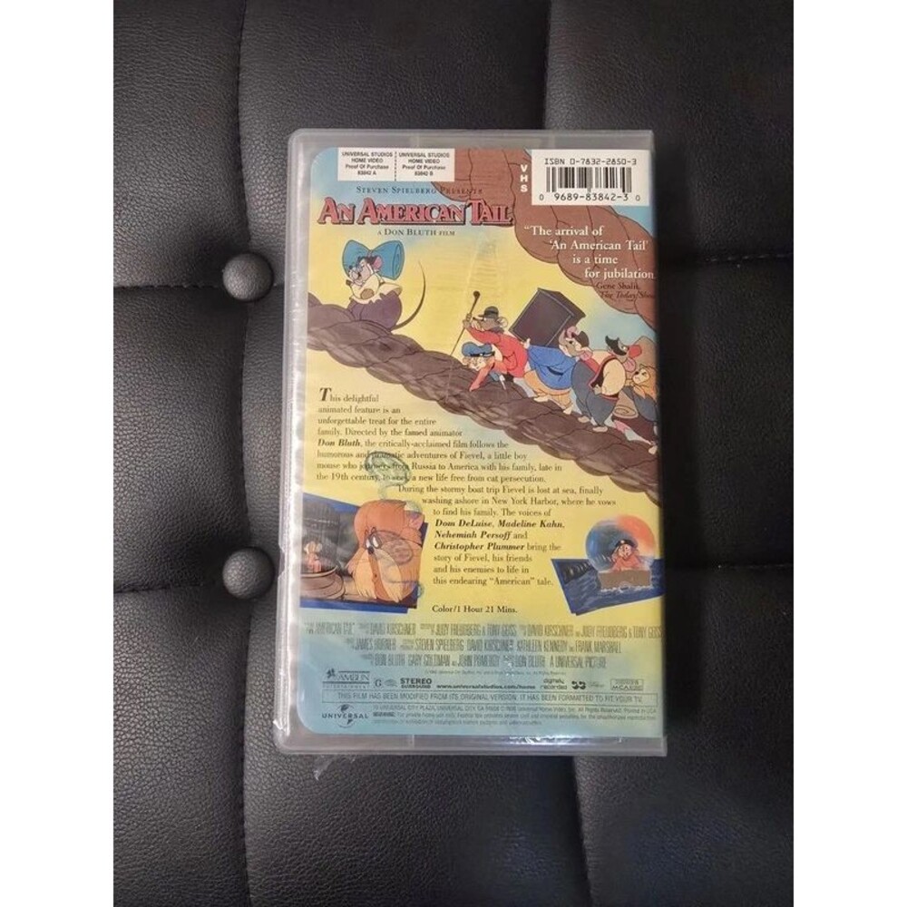 An American Tail VHS 1998, Steven Spielberg Classic, Factory Sealed